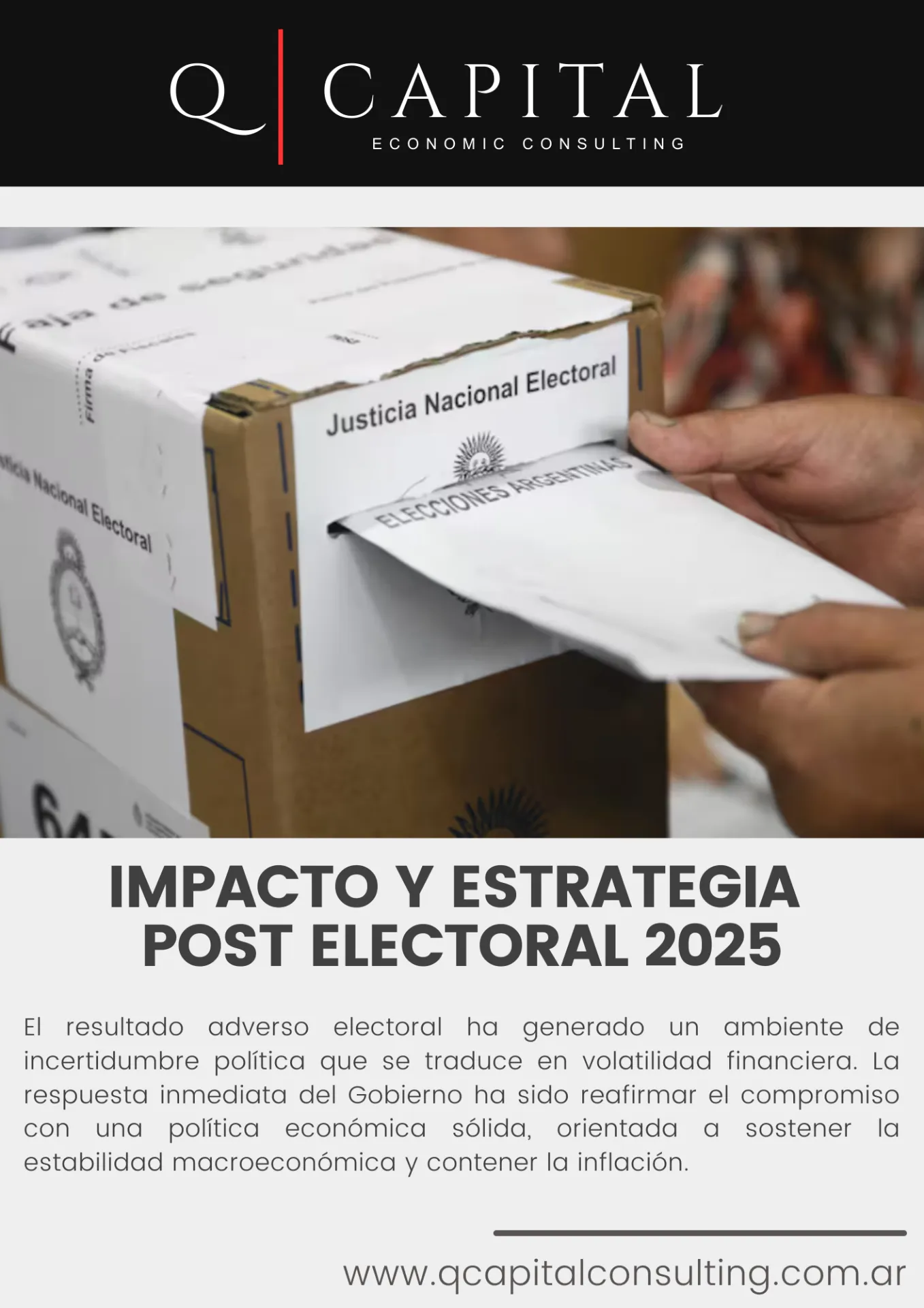 Estrategia post Electoral