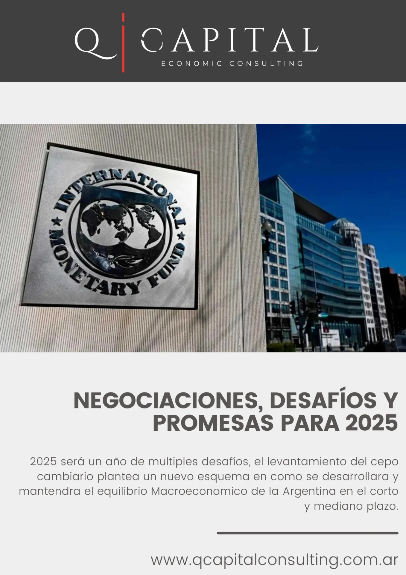 Negociaciones, Desafíos y promesas para 2025