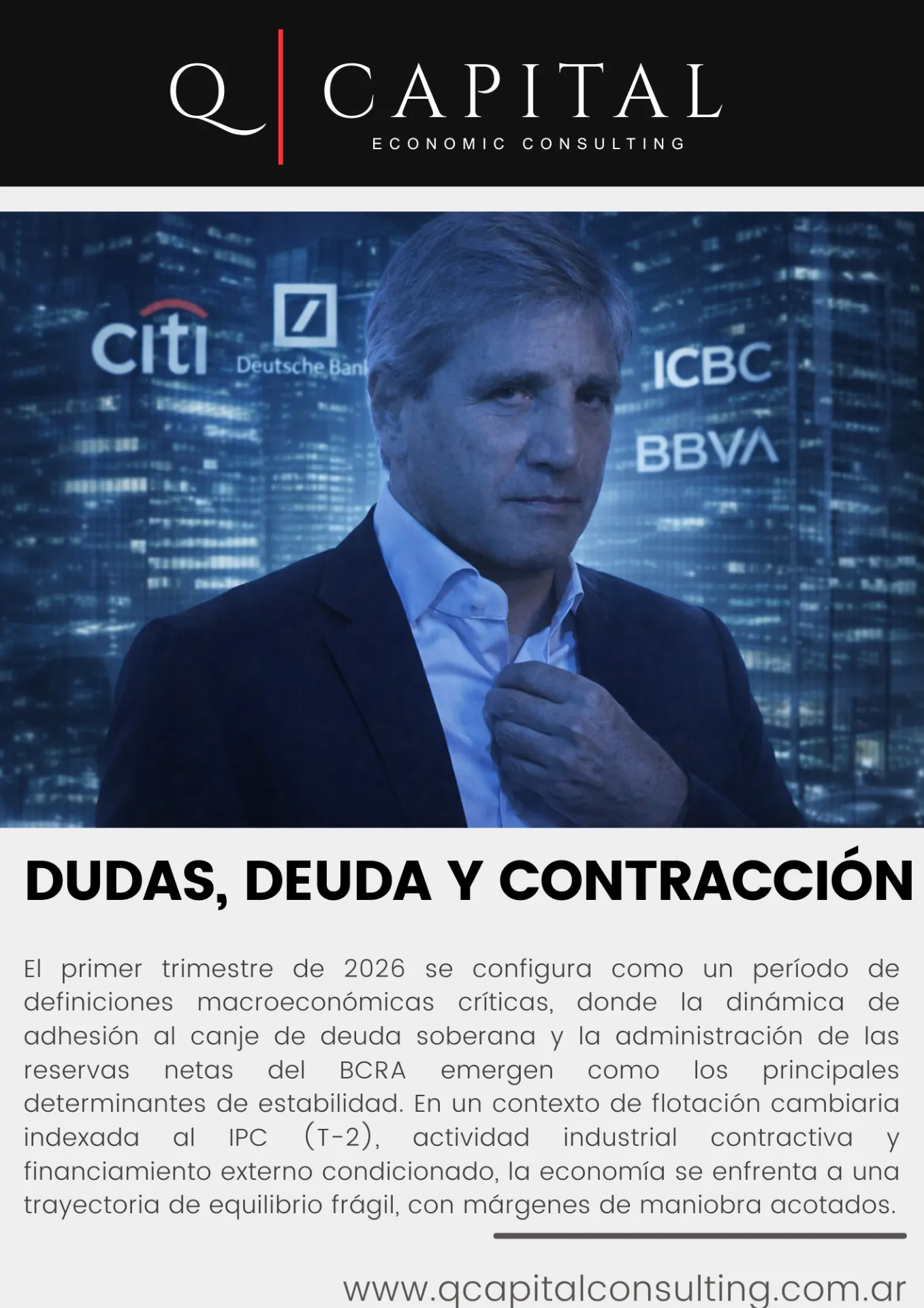 Dudas, Deuda y Contracción