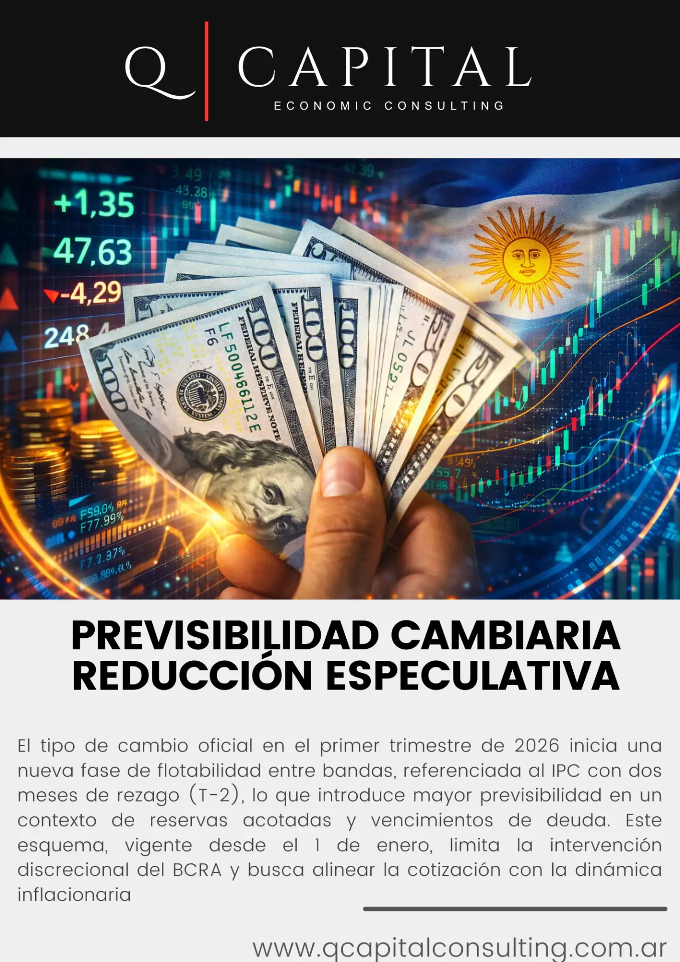 Previsibilidad cambiaria - ¿Reducción especulativa?