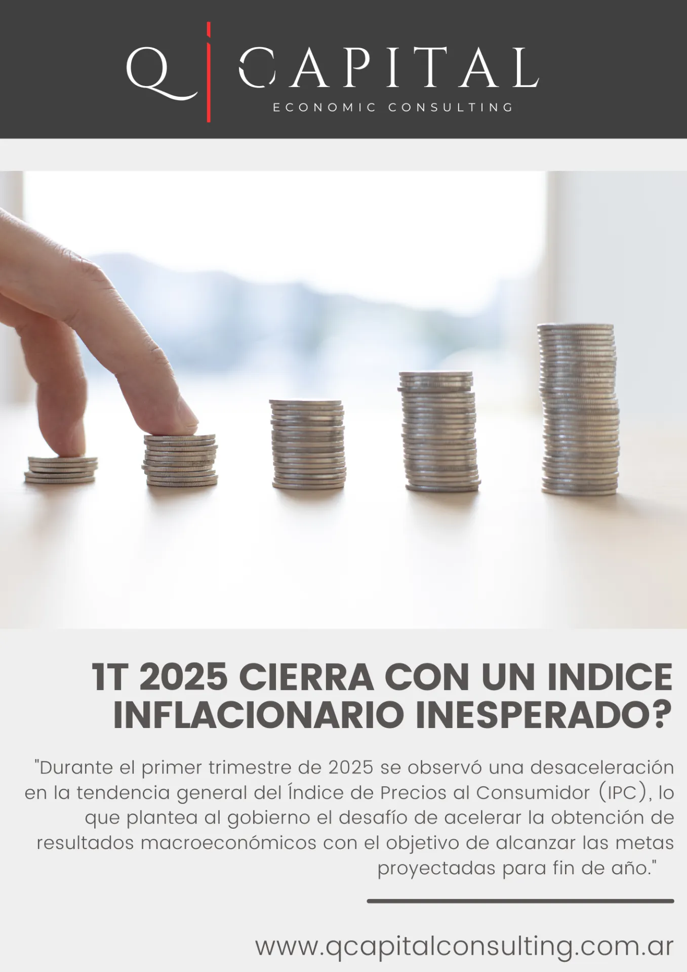 1T 2025 cierra con un indice inflacionario inesperado?